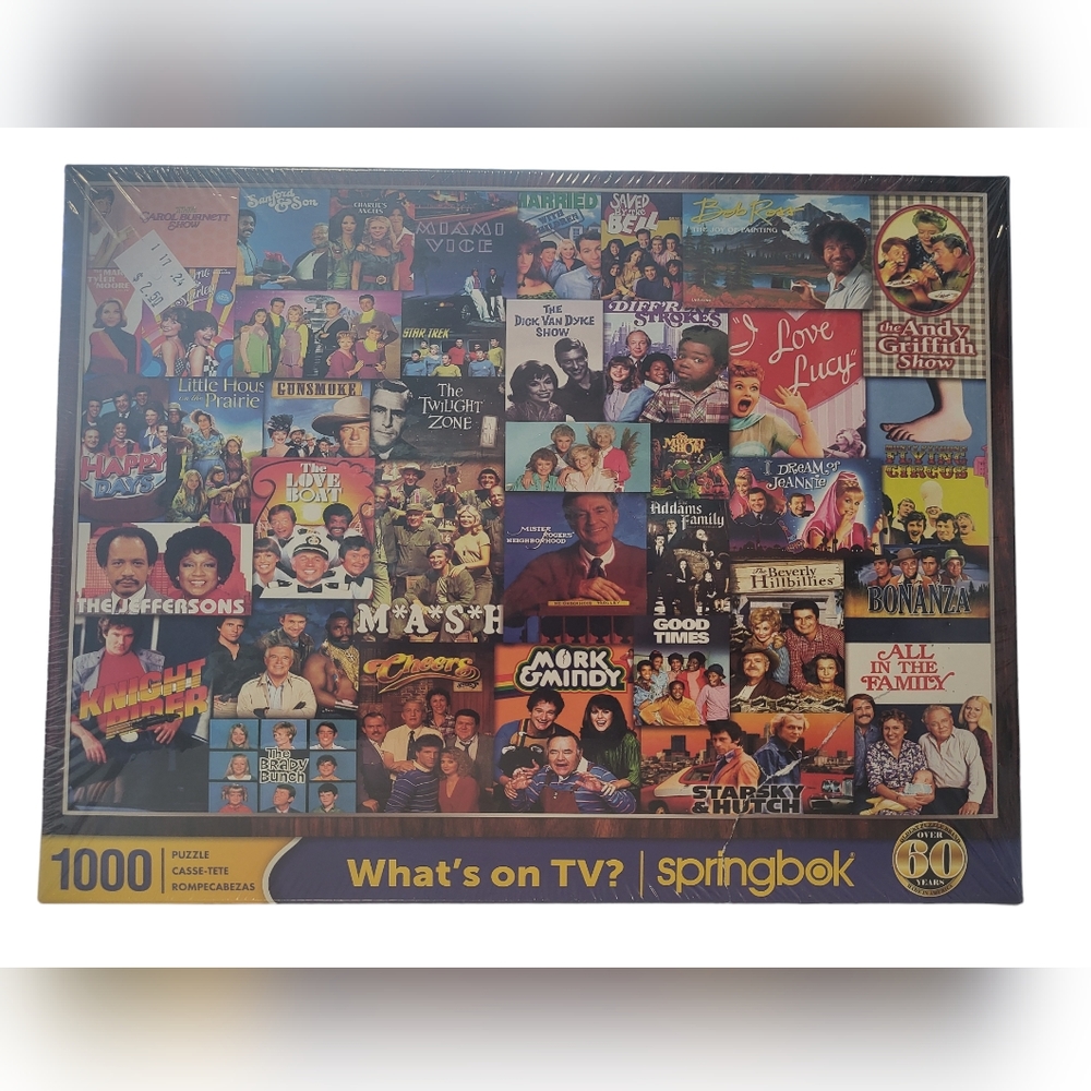 What's on TV? 1000 Piece Jigsaw Puzzle. Springbok.